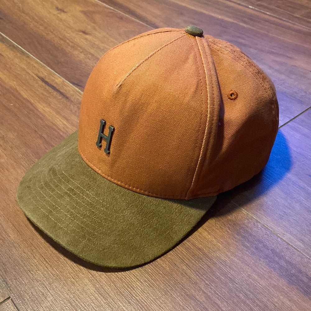 Orange and Brown Cap